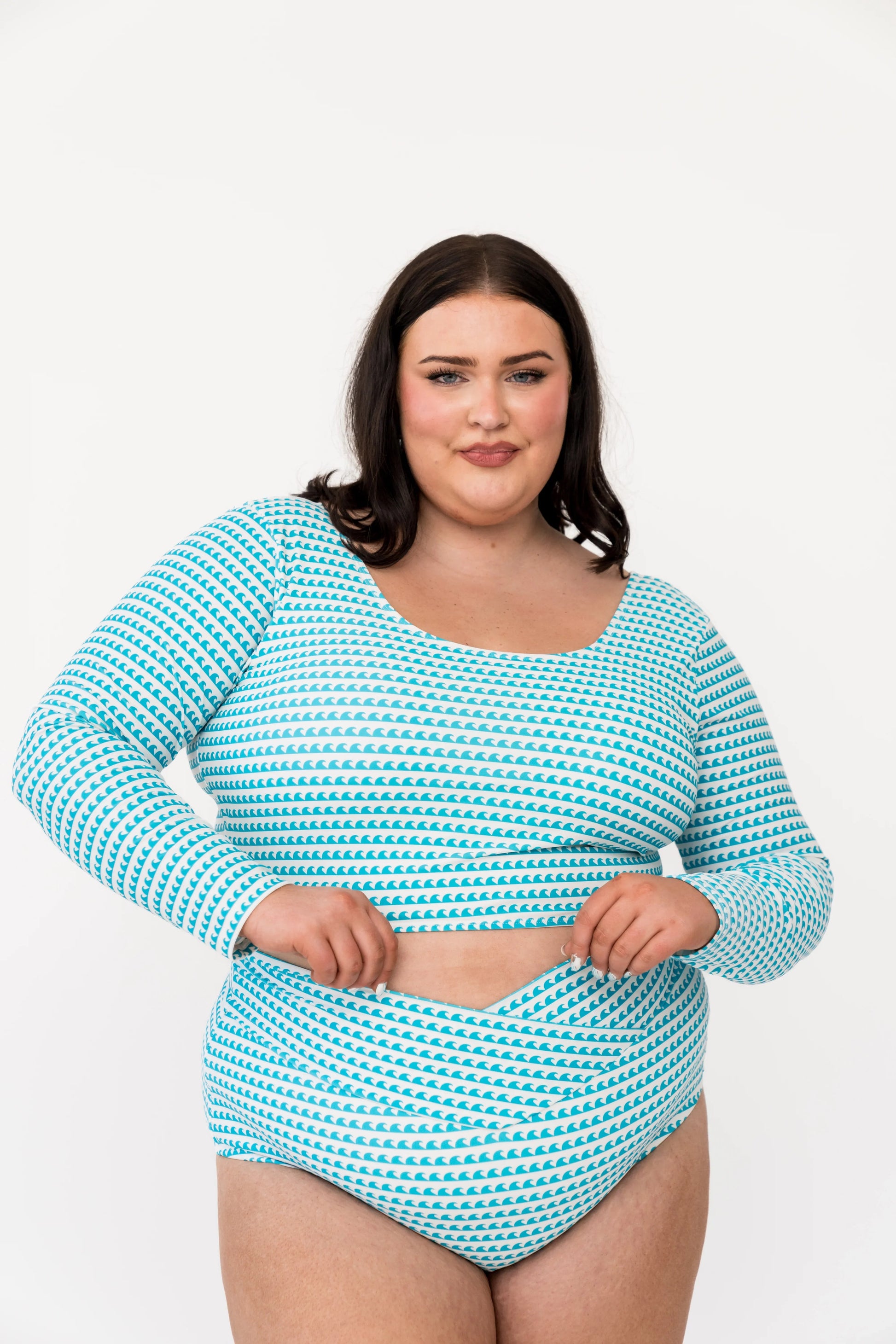  Surfer Top | Aquamarine Wave