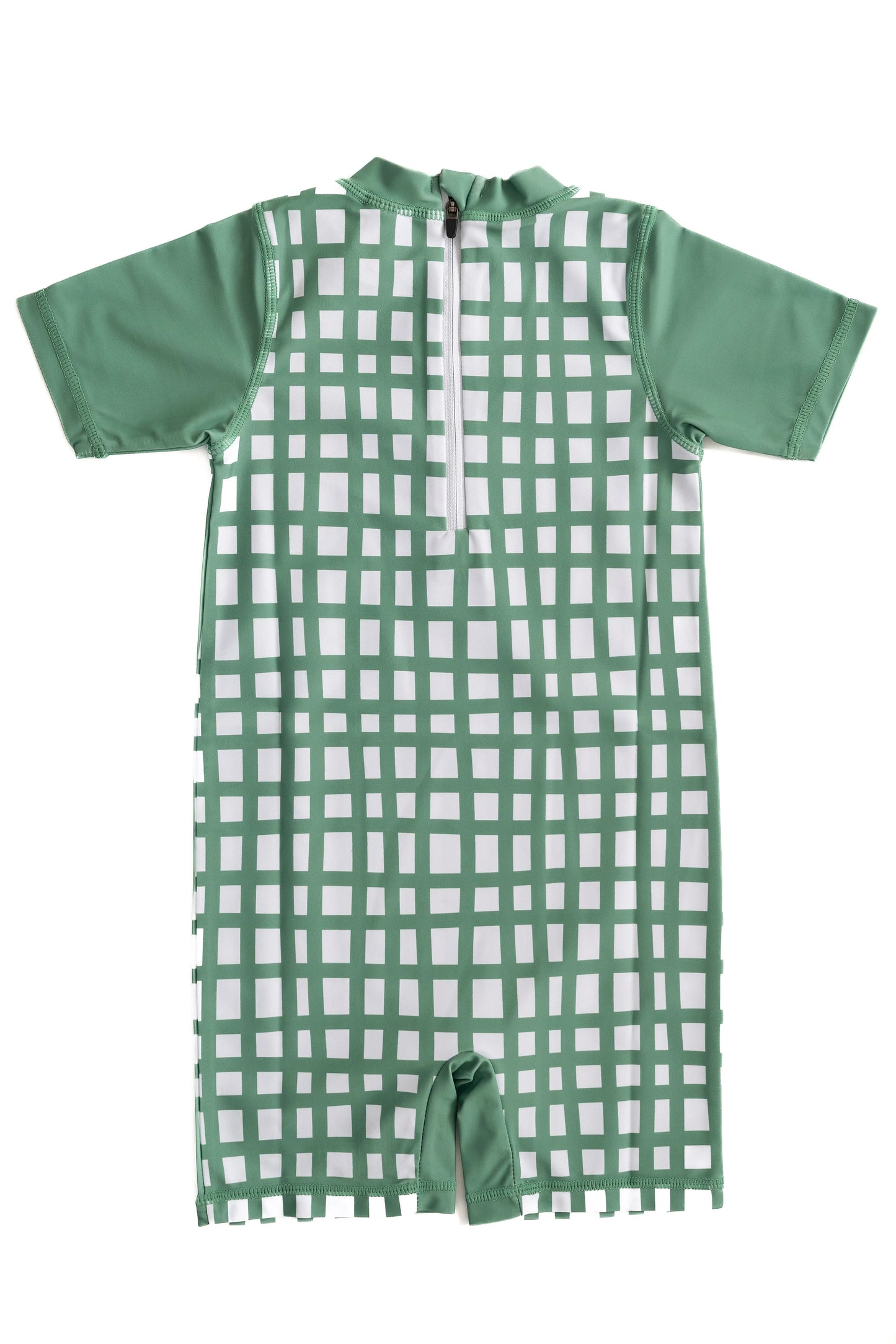  Kids Rashguard | Dark Sage Plaid