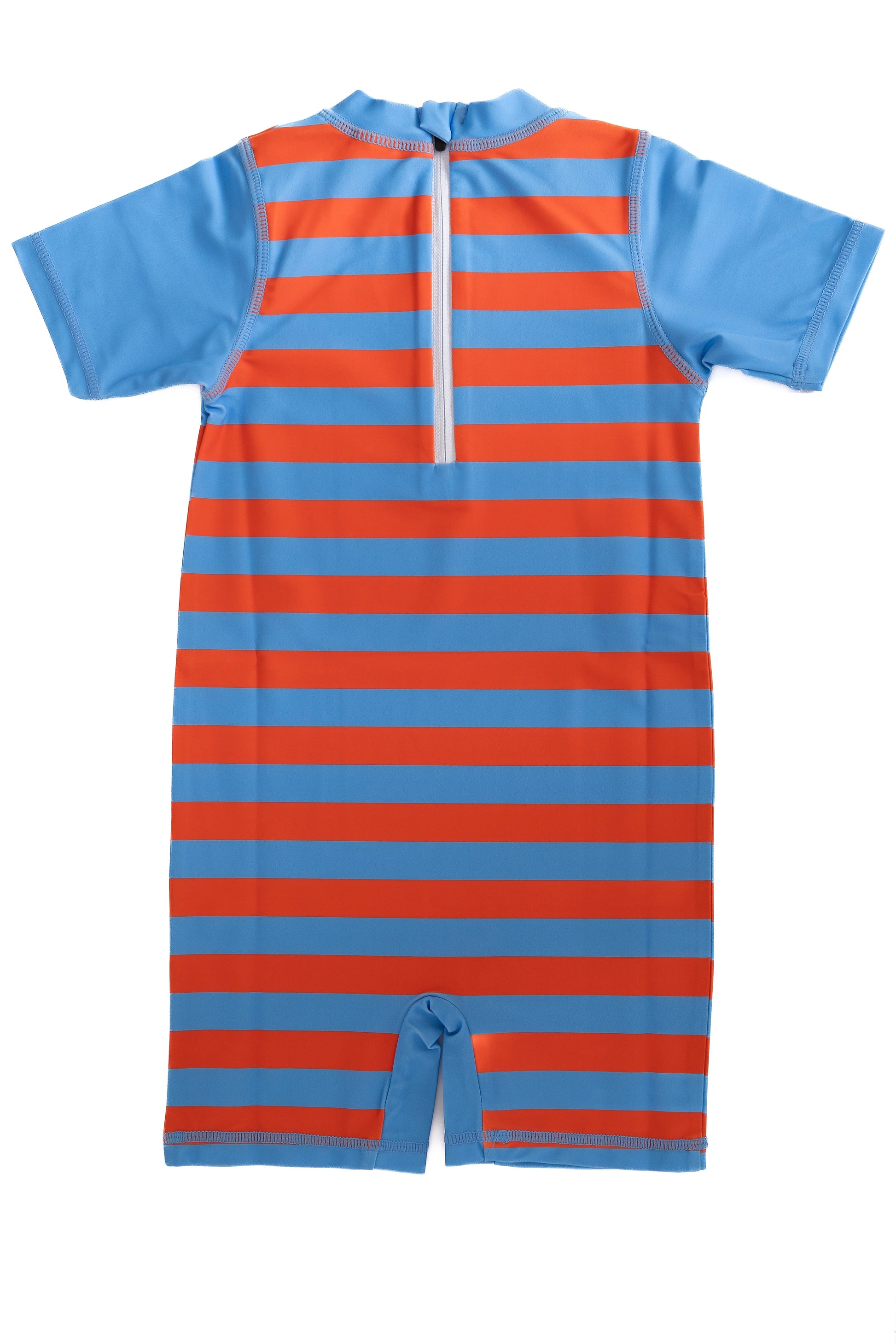  Kids Rashguard | Blue Orange Stripe