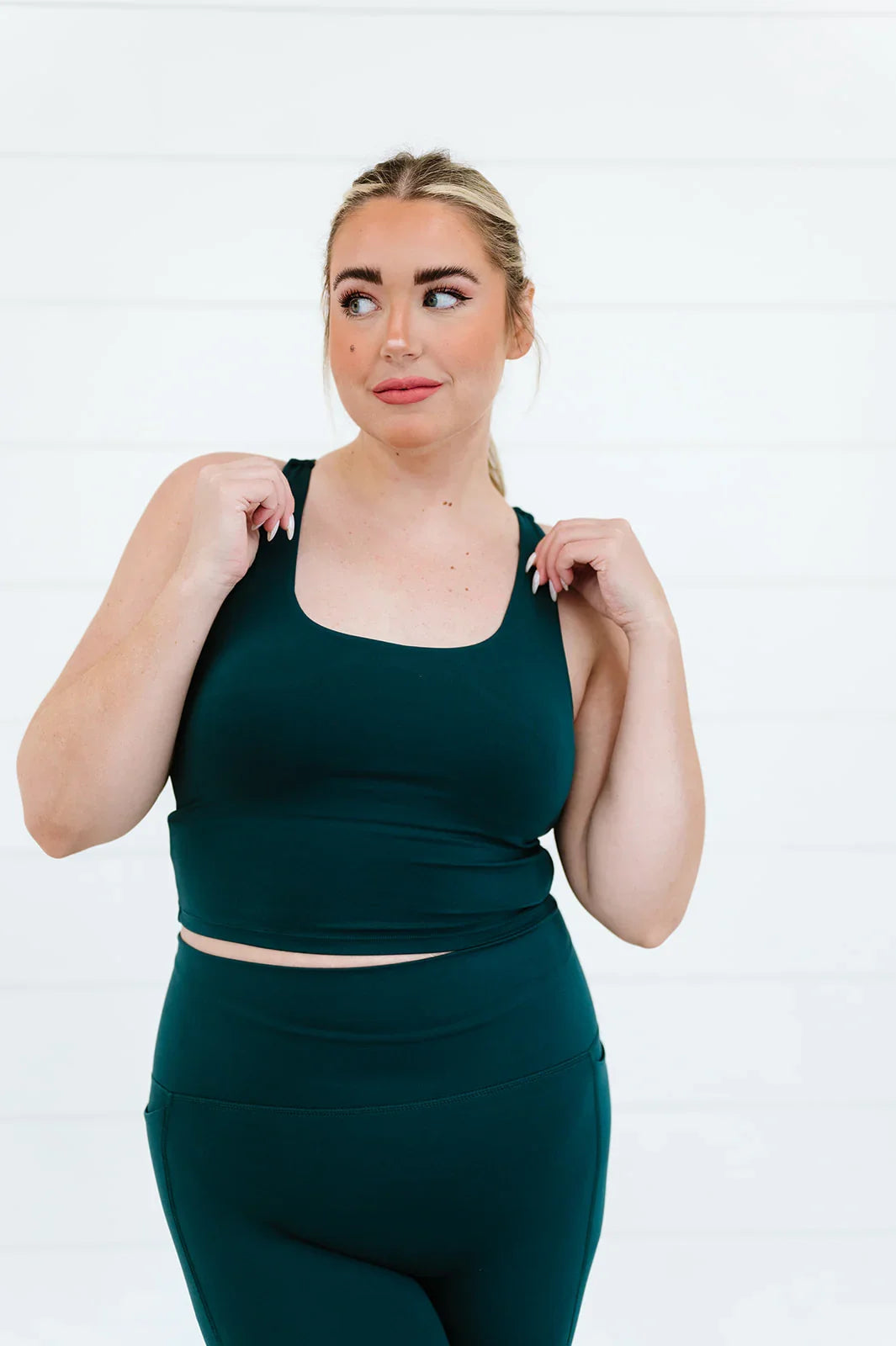  Serenity Long Line Tank | Pine