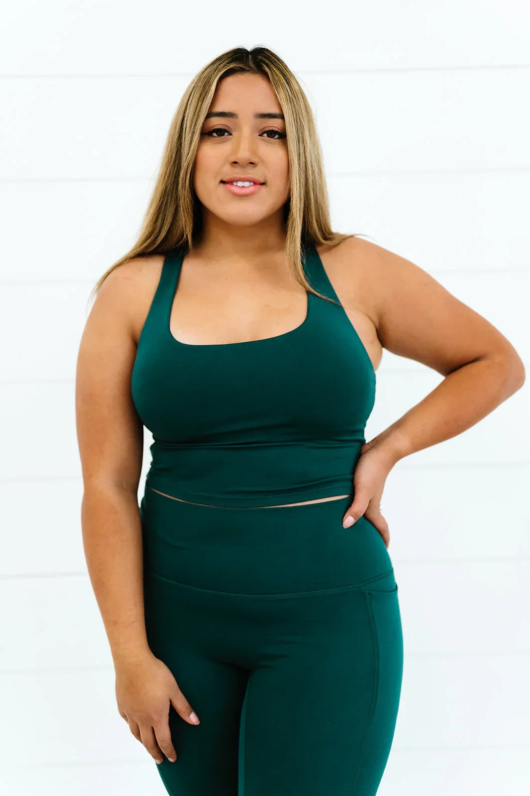  Serenity Long Line Tank | Pine