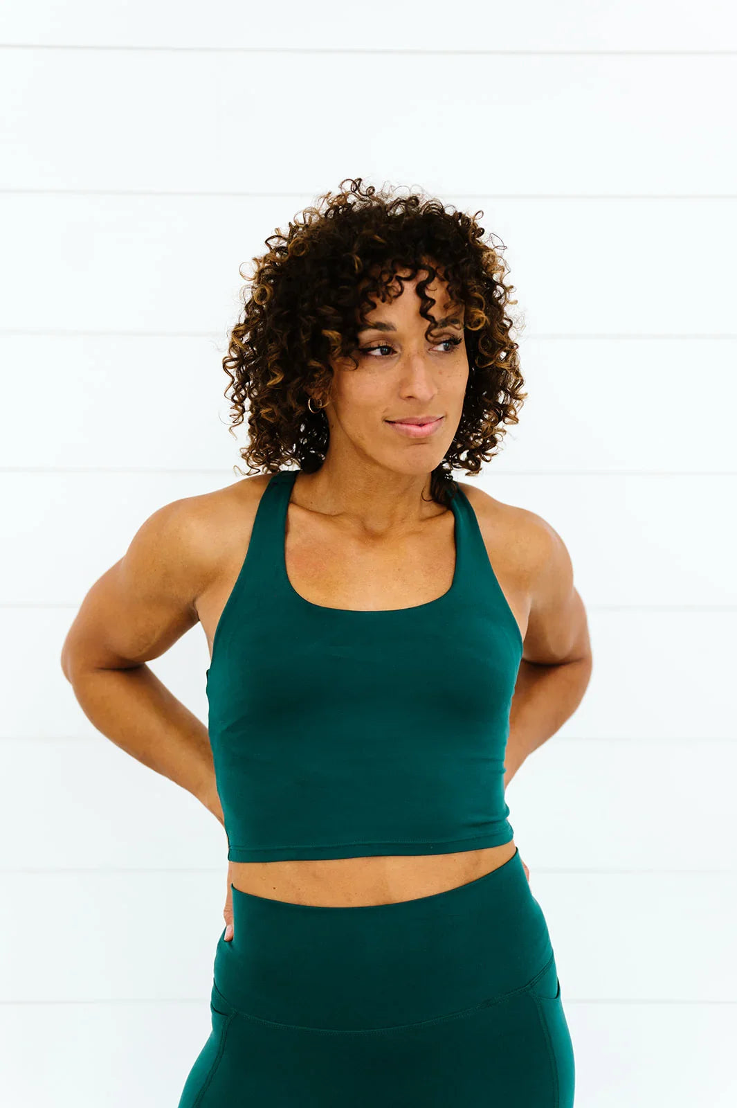 Serenity Long Line Tank | Pine