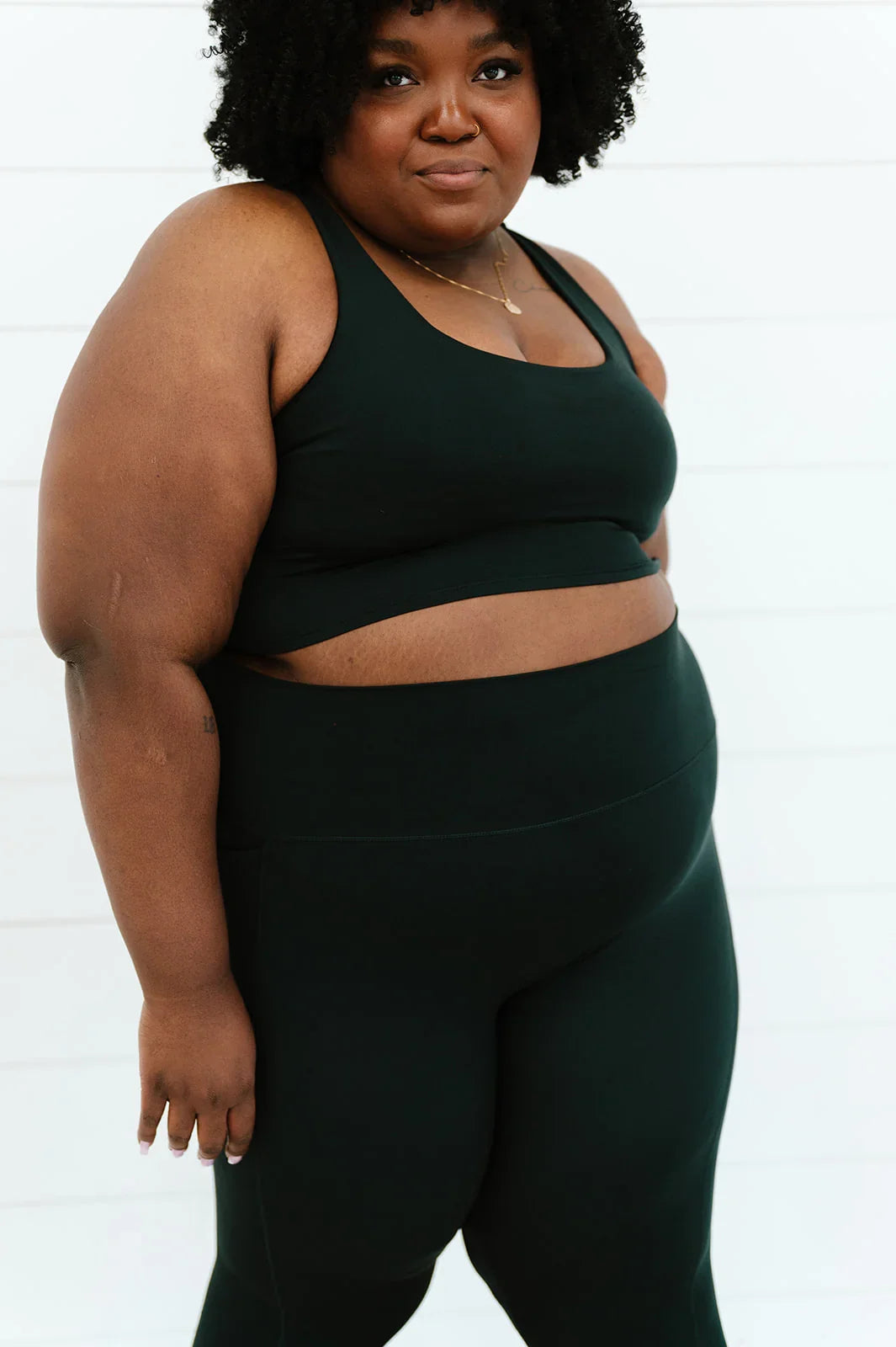  Serenity Long Line Tank | Black