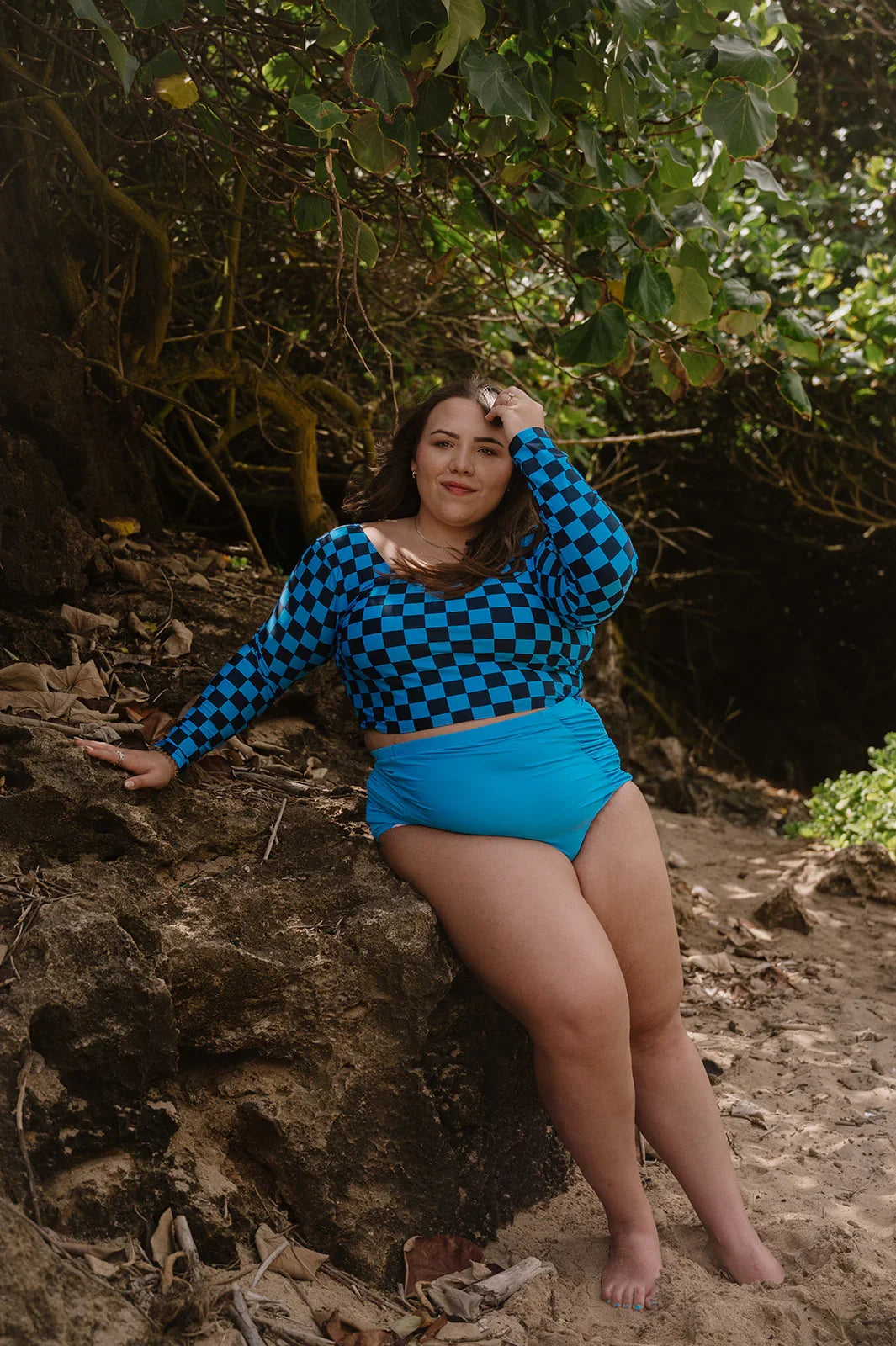  Surfer Top | Blue Check