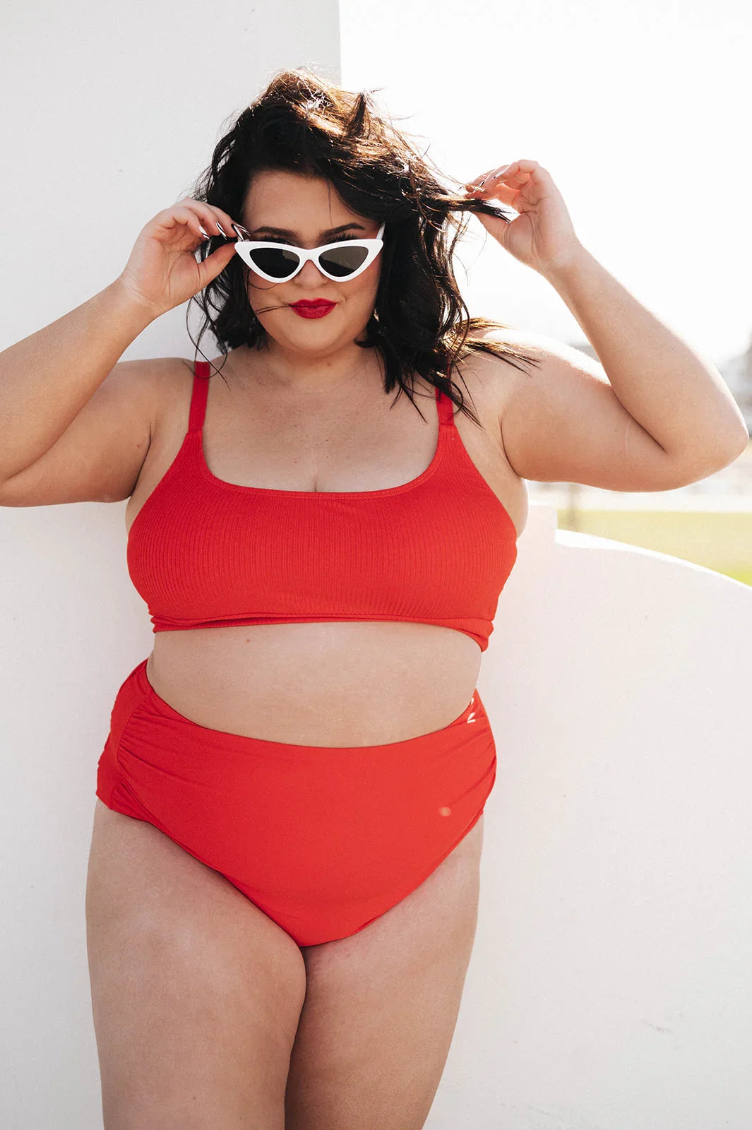  Salty Air Top | Poppy Red