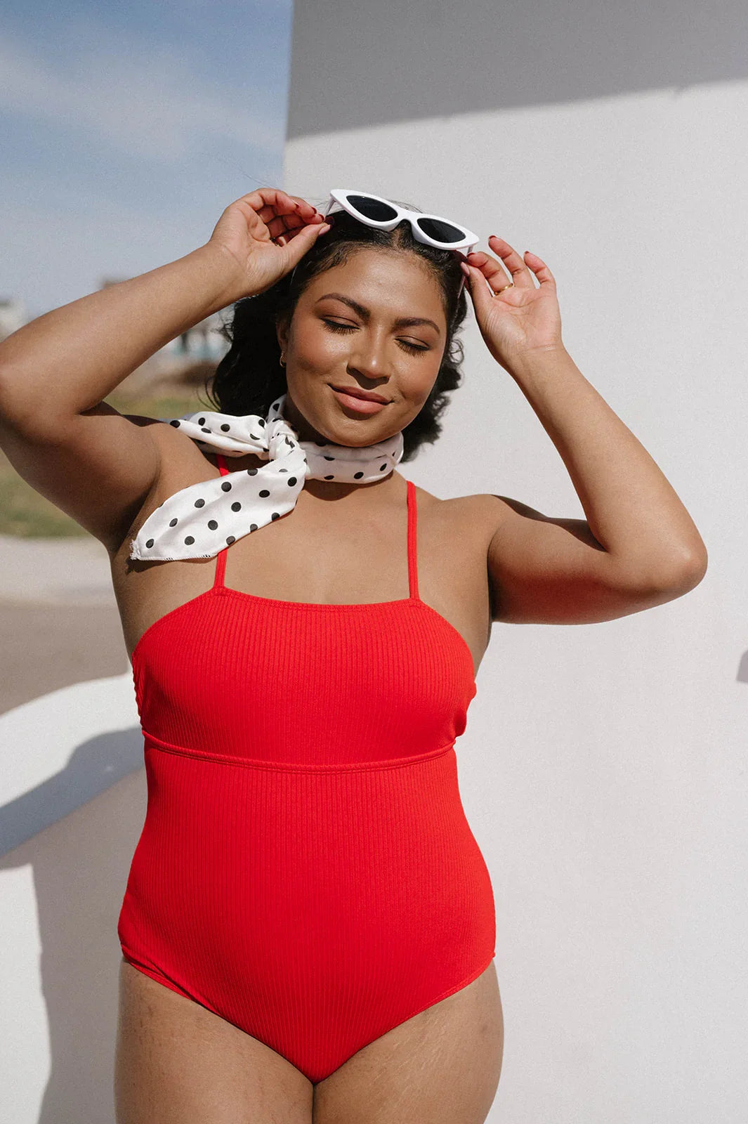  Shoreline One Piece | Poppy Red