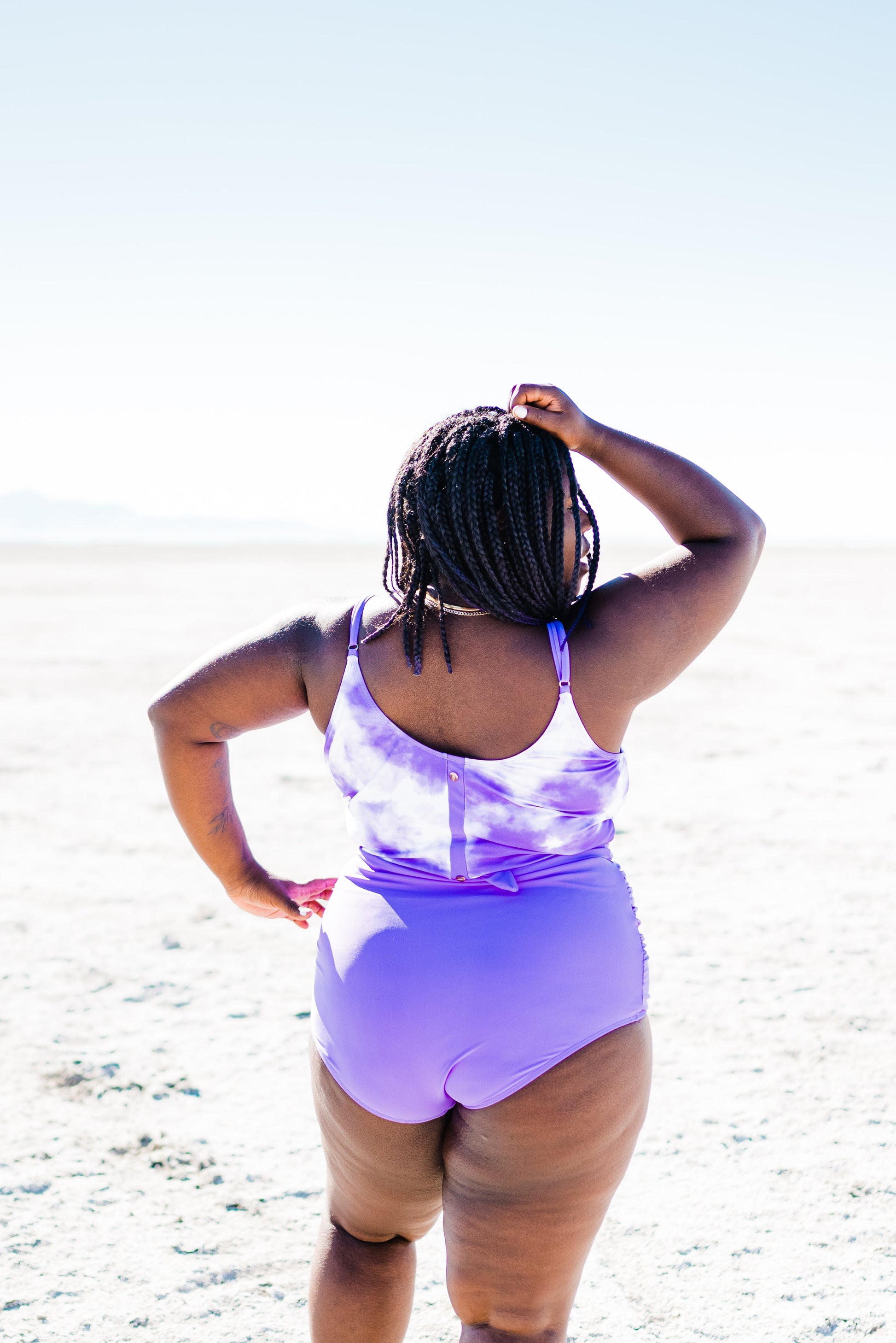  The Lounger Top | Tie Dye Neon Purple | Final Sale