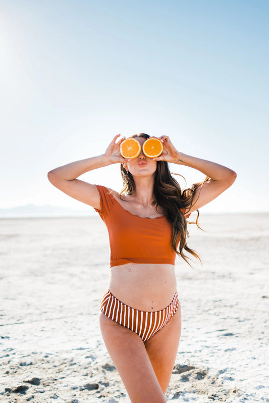  Lagoon Reversible Bottoms | Sienna & Stripes | Final Sale