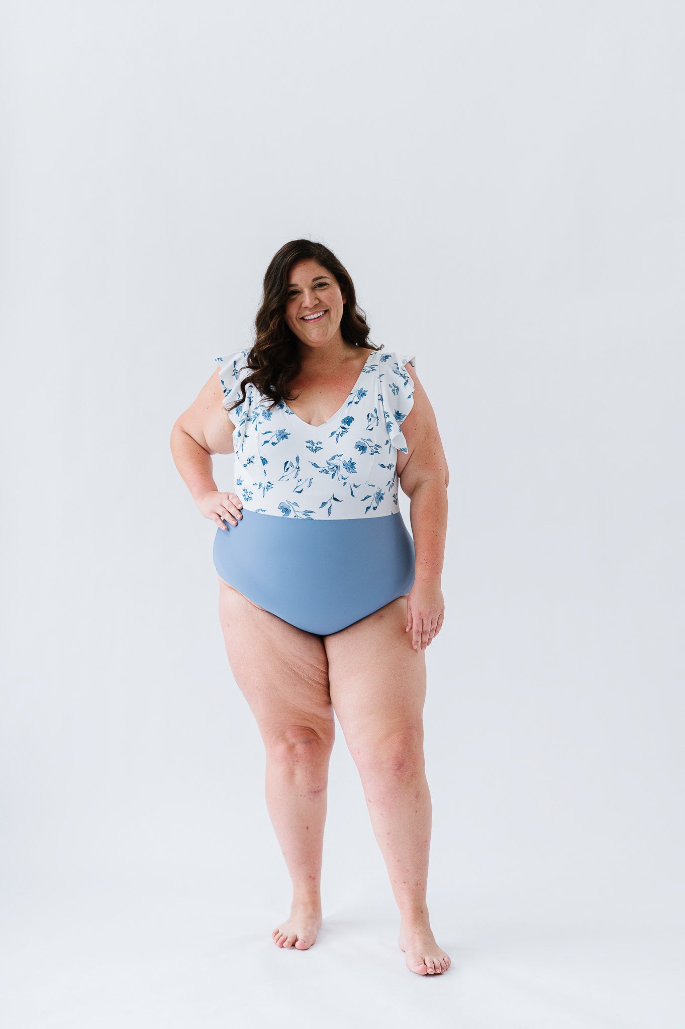  Ocean One Piece | Ocean Blue Floral