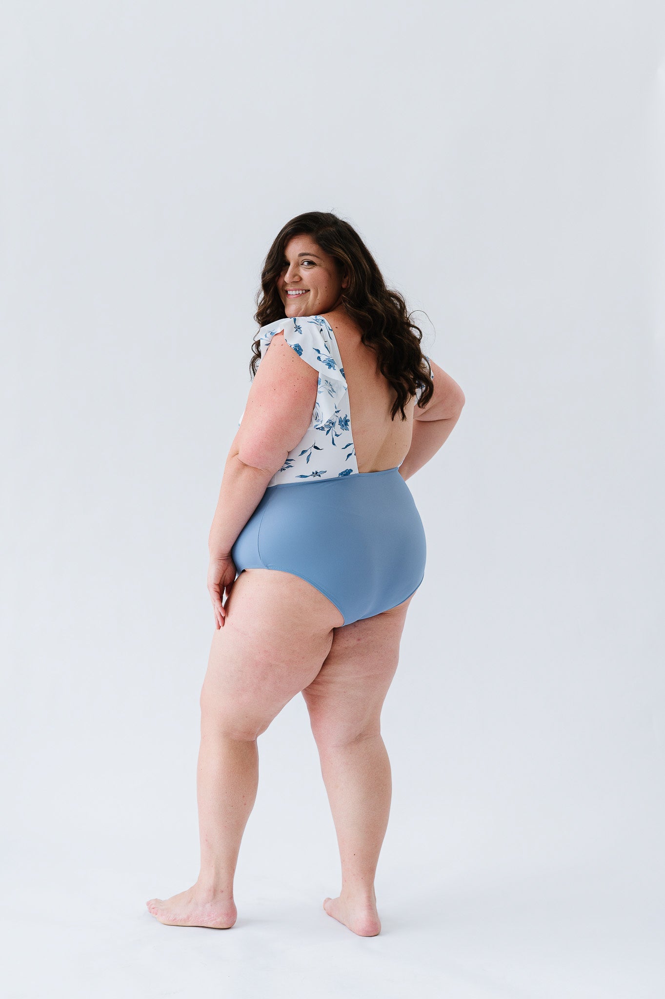  Ocean One Piece | Ocean Blue Floral