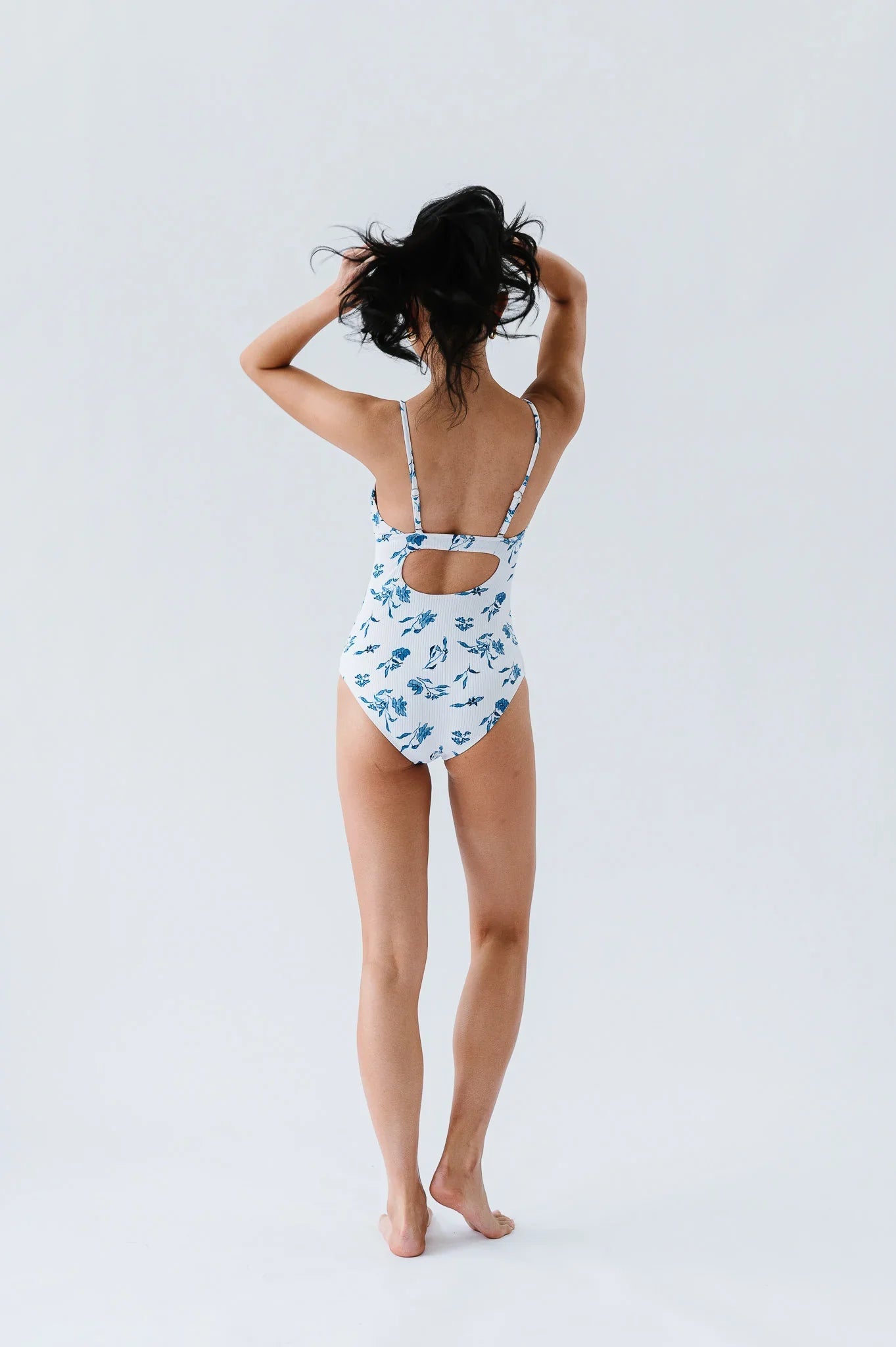  Shoreline One Piece | Ocean Blue Floral