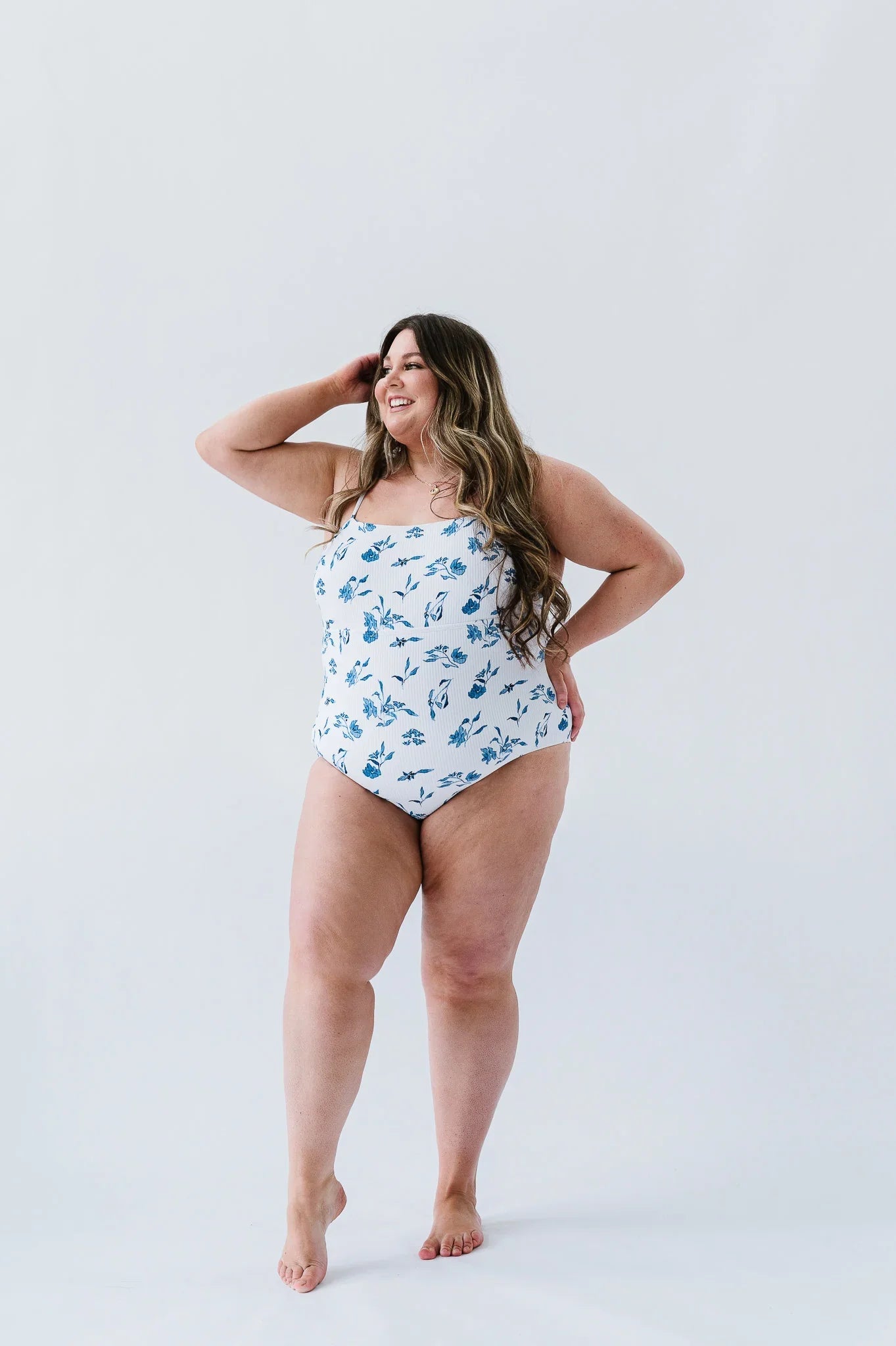  Shoreline One Piece | Ocean Blue Floral
