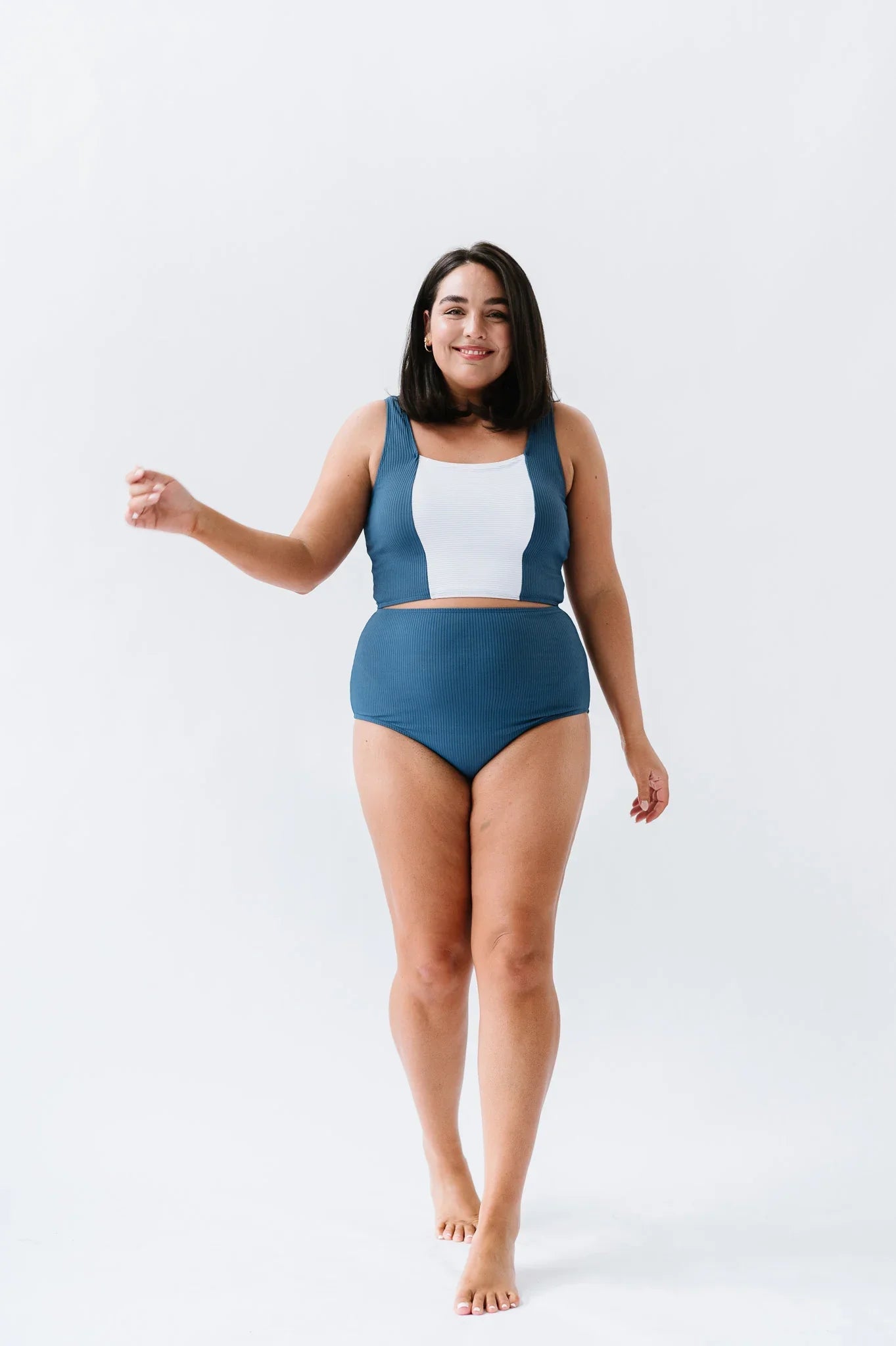 Island Colorblock Top | Deep Blue