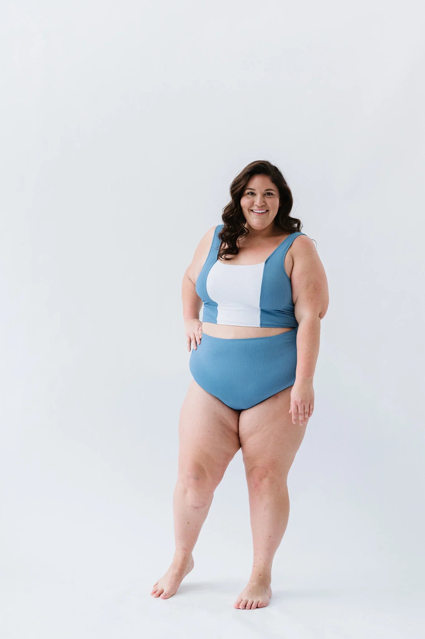  Island Colorblock Top | Surface Blue