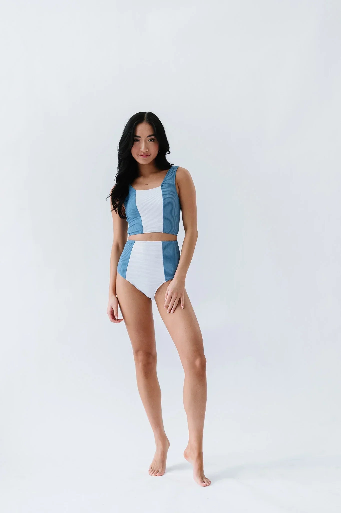  Island Colorblock Top | Surface Blue
