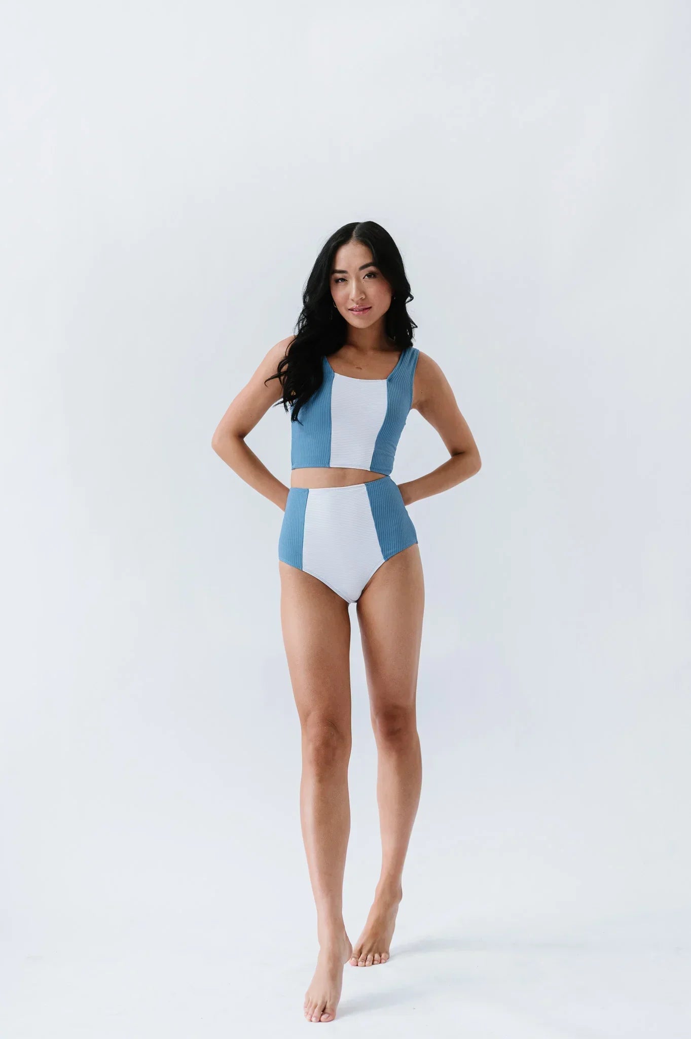  Island Colorblock Top | Surface Blue