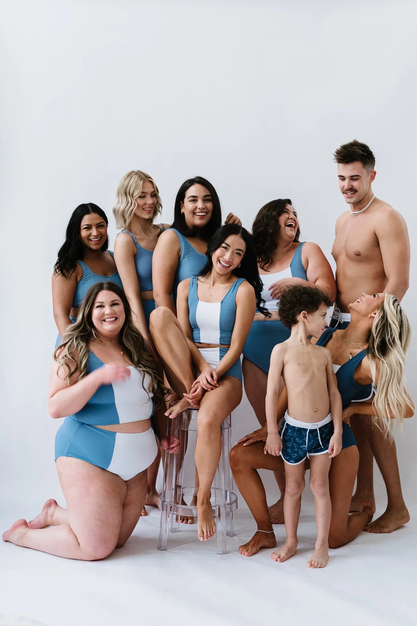  Island Colorblock Top | Surface Blue