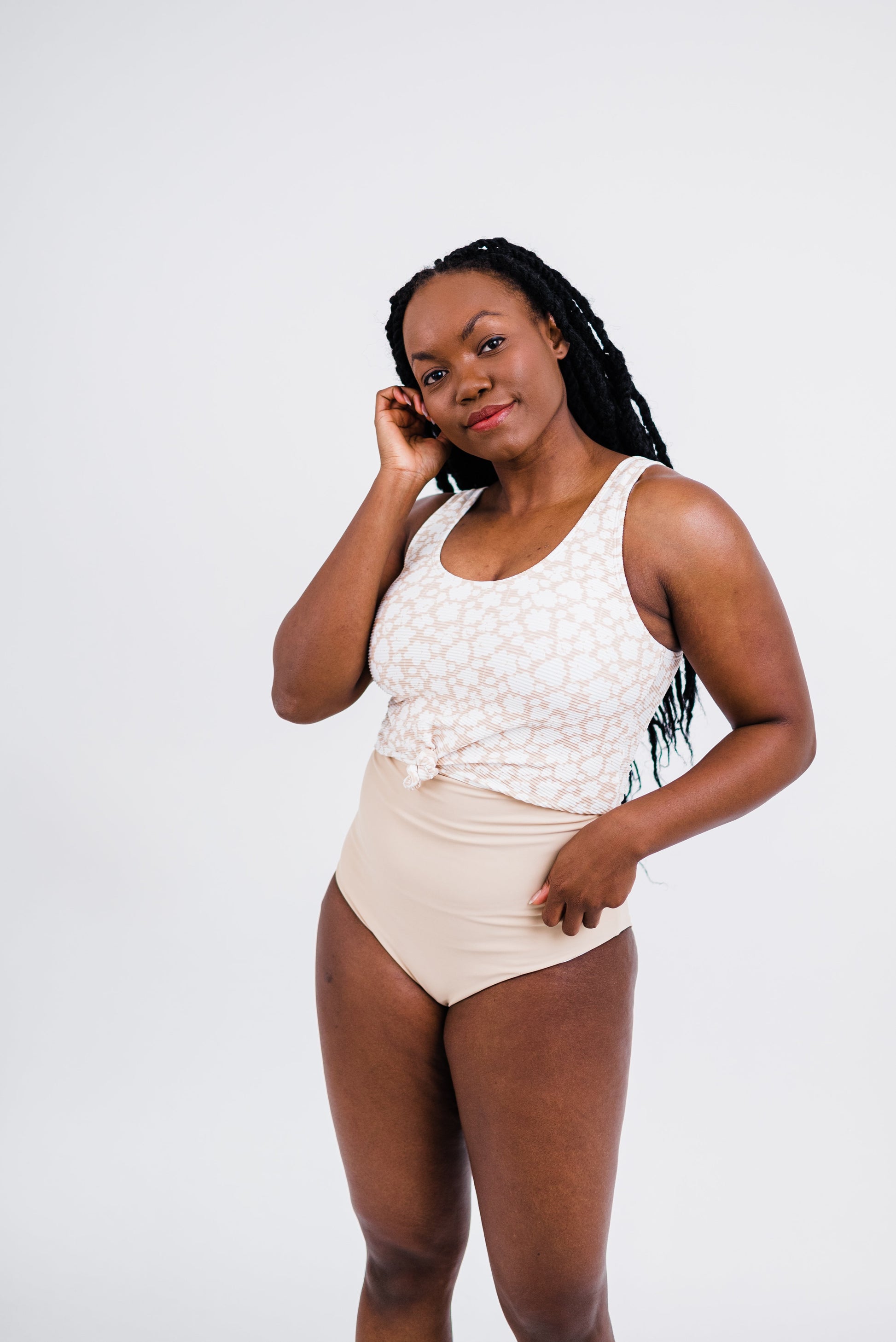  Traveler Top | Tan Floral | Final Sale