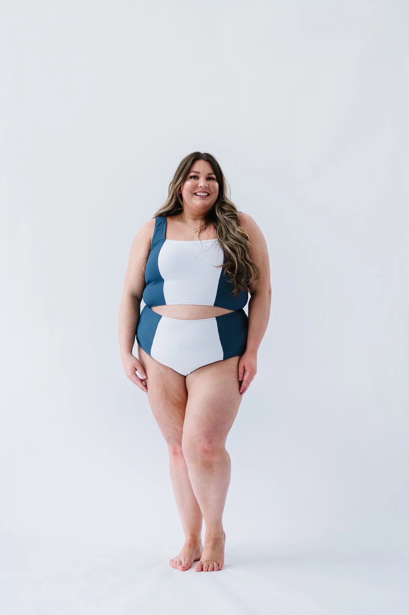  Island Colorblock Top | Deep Blue