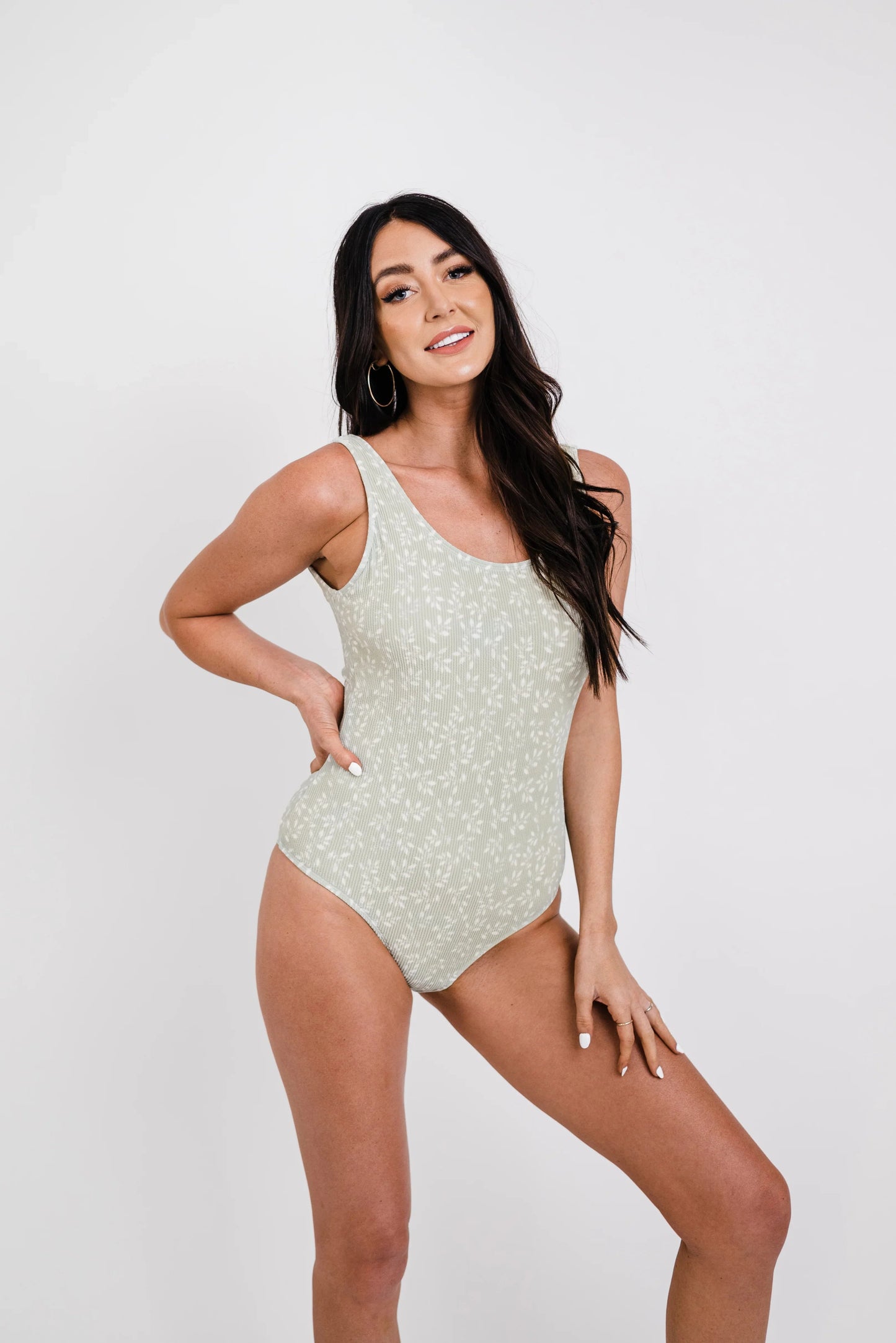  The Escape | Sage Leaf Print
