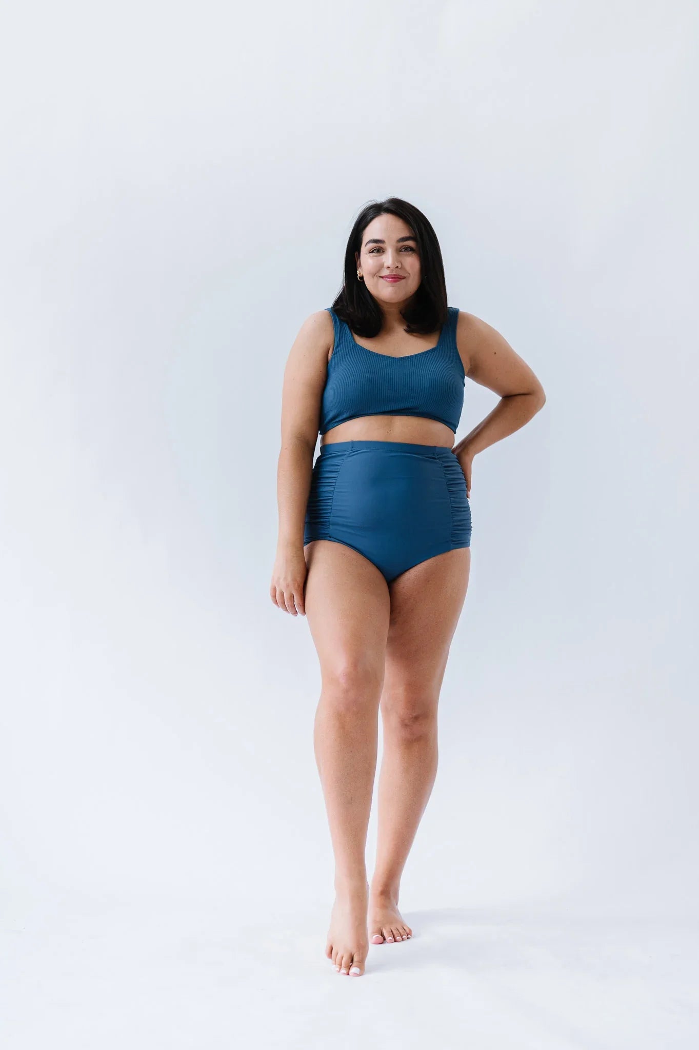  Seashell Top | Deep Blue