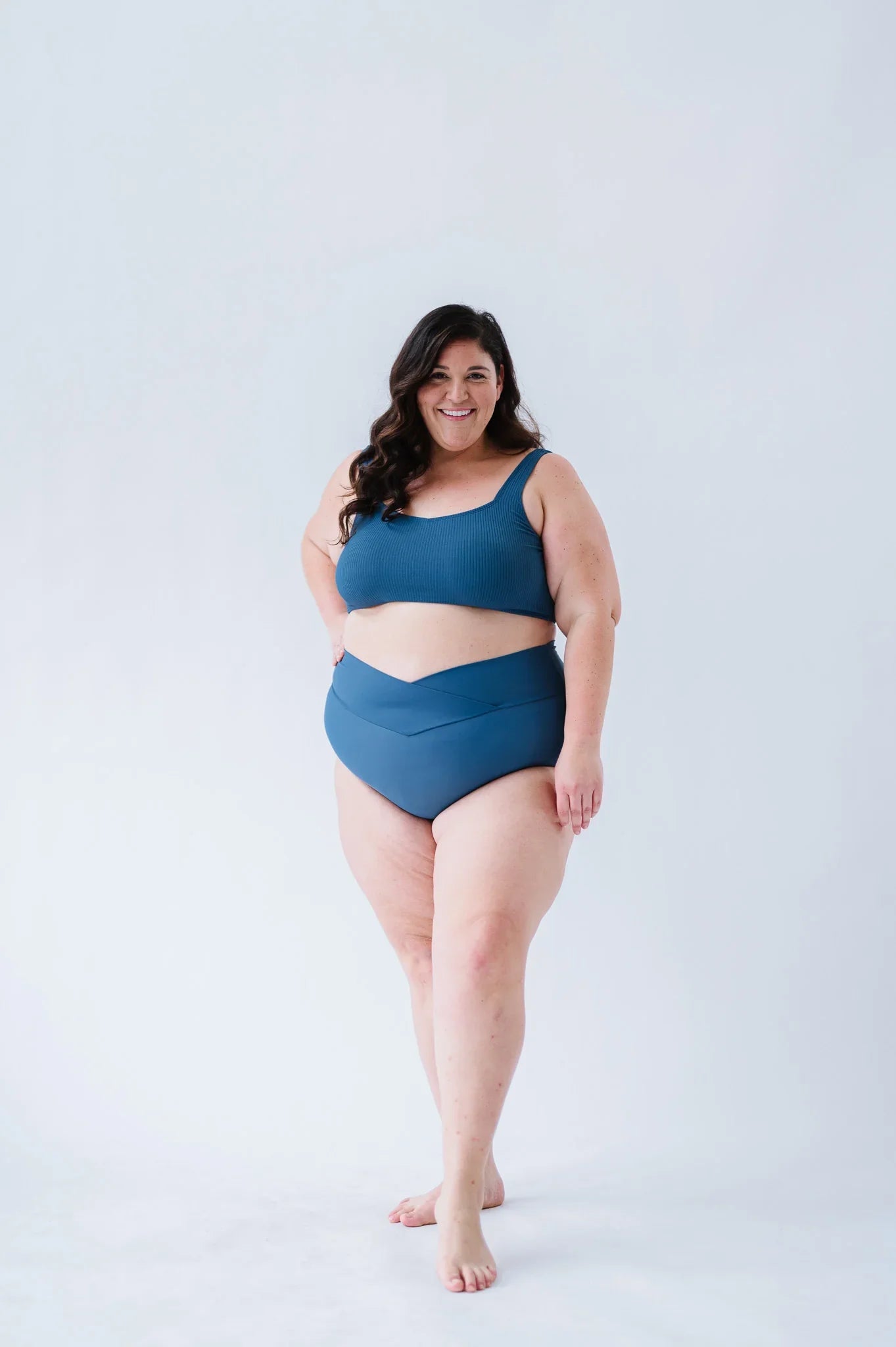  Seashell Top | Deep Blue