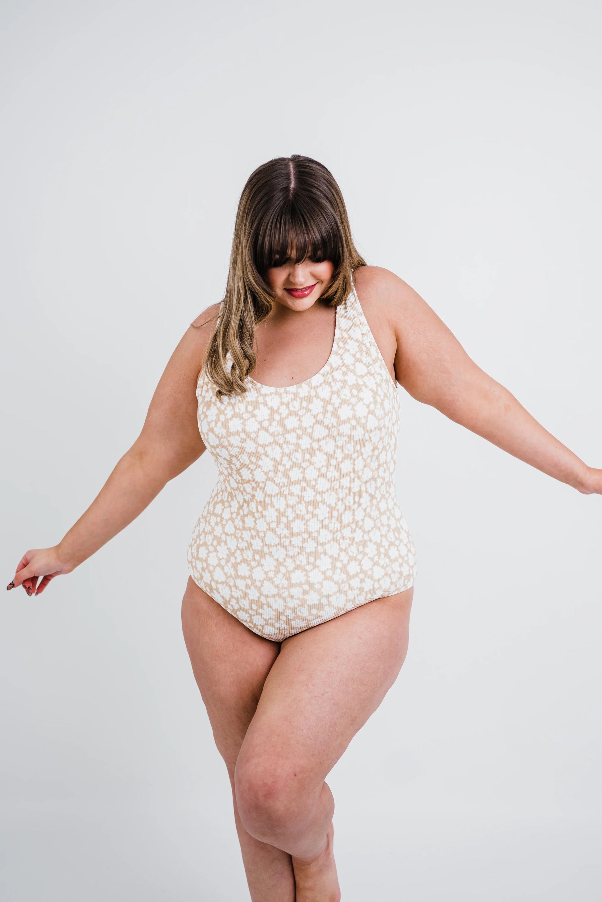  The Escape | Powder Tan Floral Print