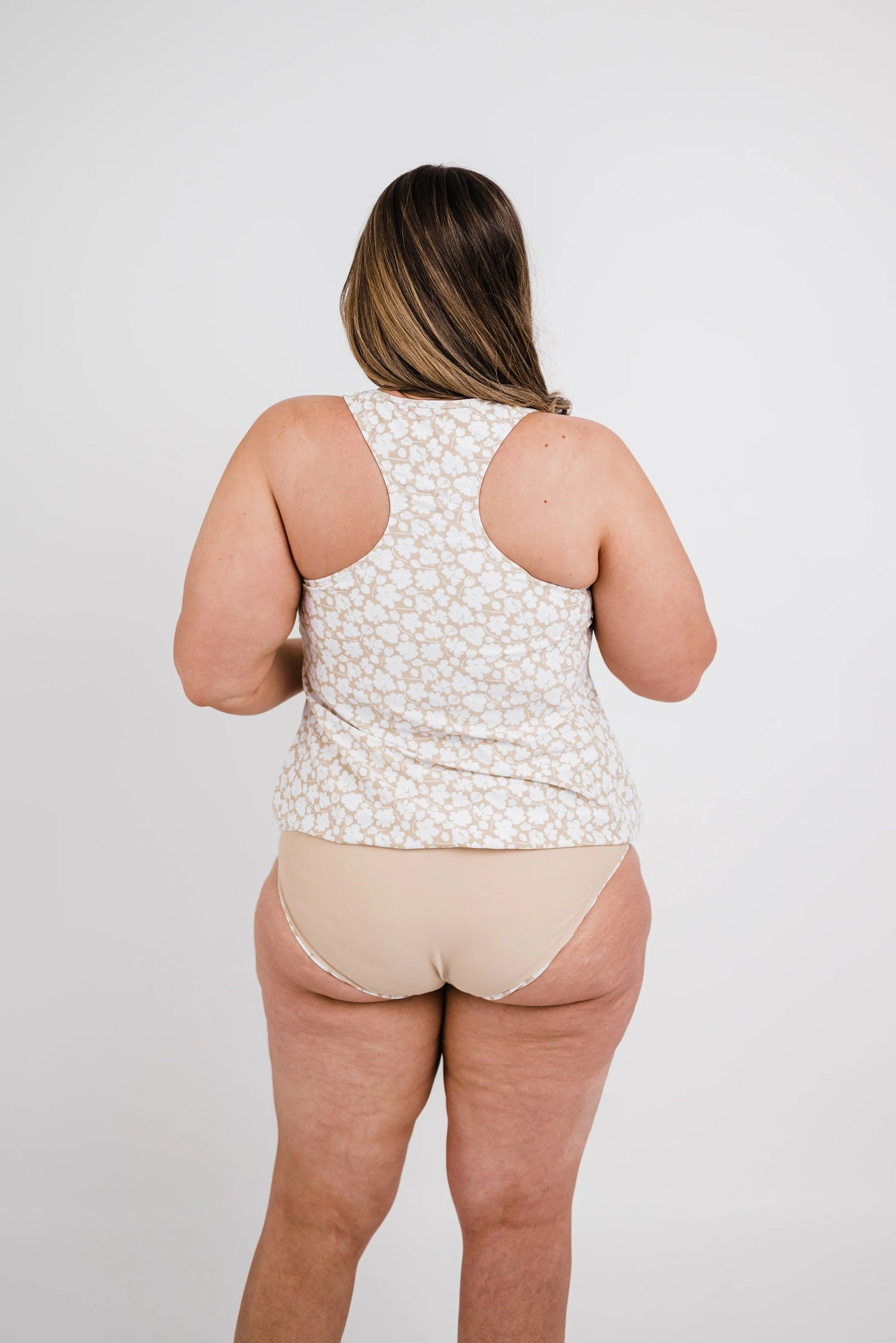  The Chase Top | Tan Floral Print