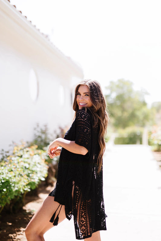  Boardwalk Cover Up | Black