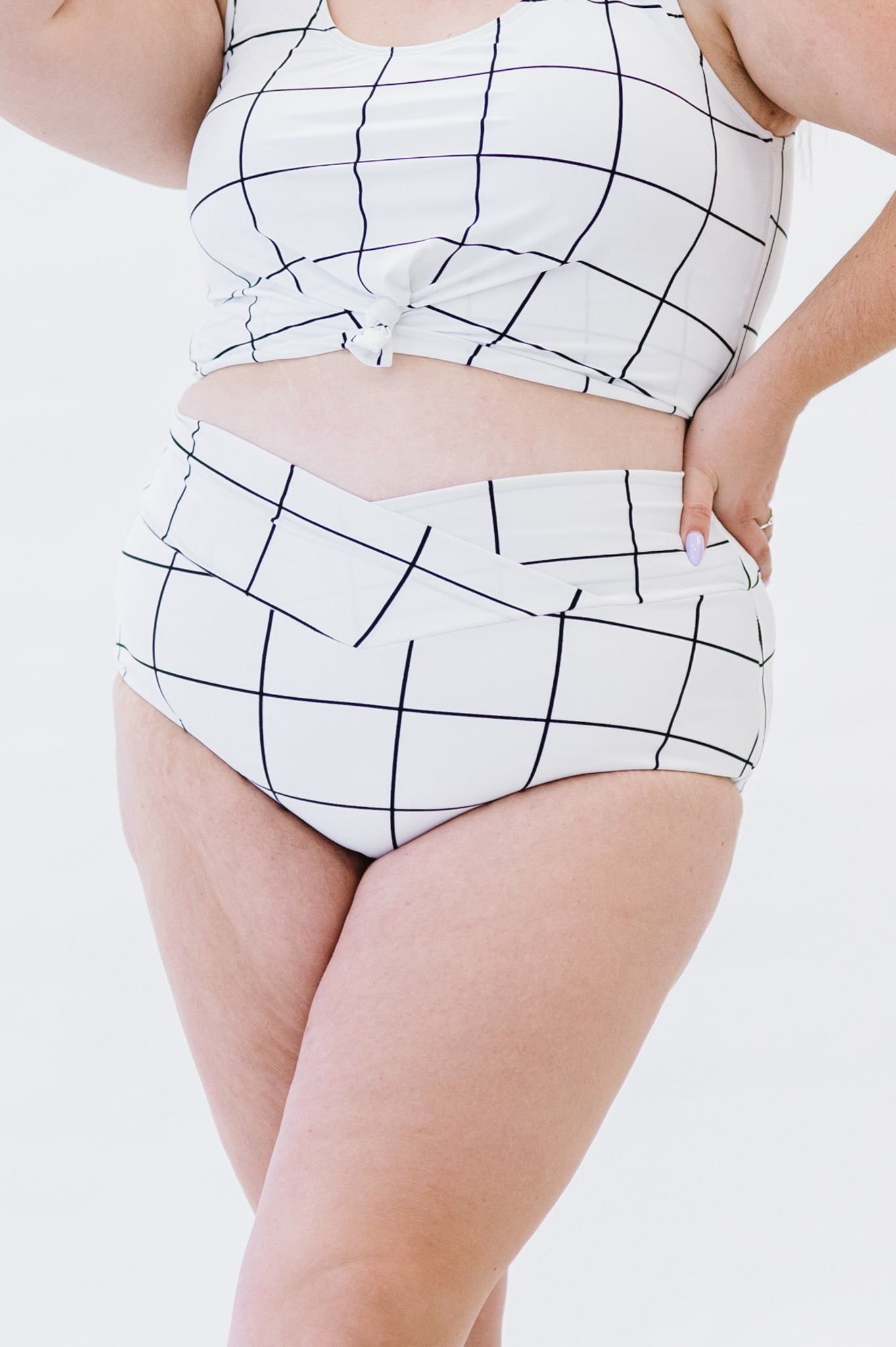  Vacationer Bottom | White Windowpane