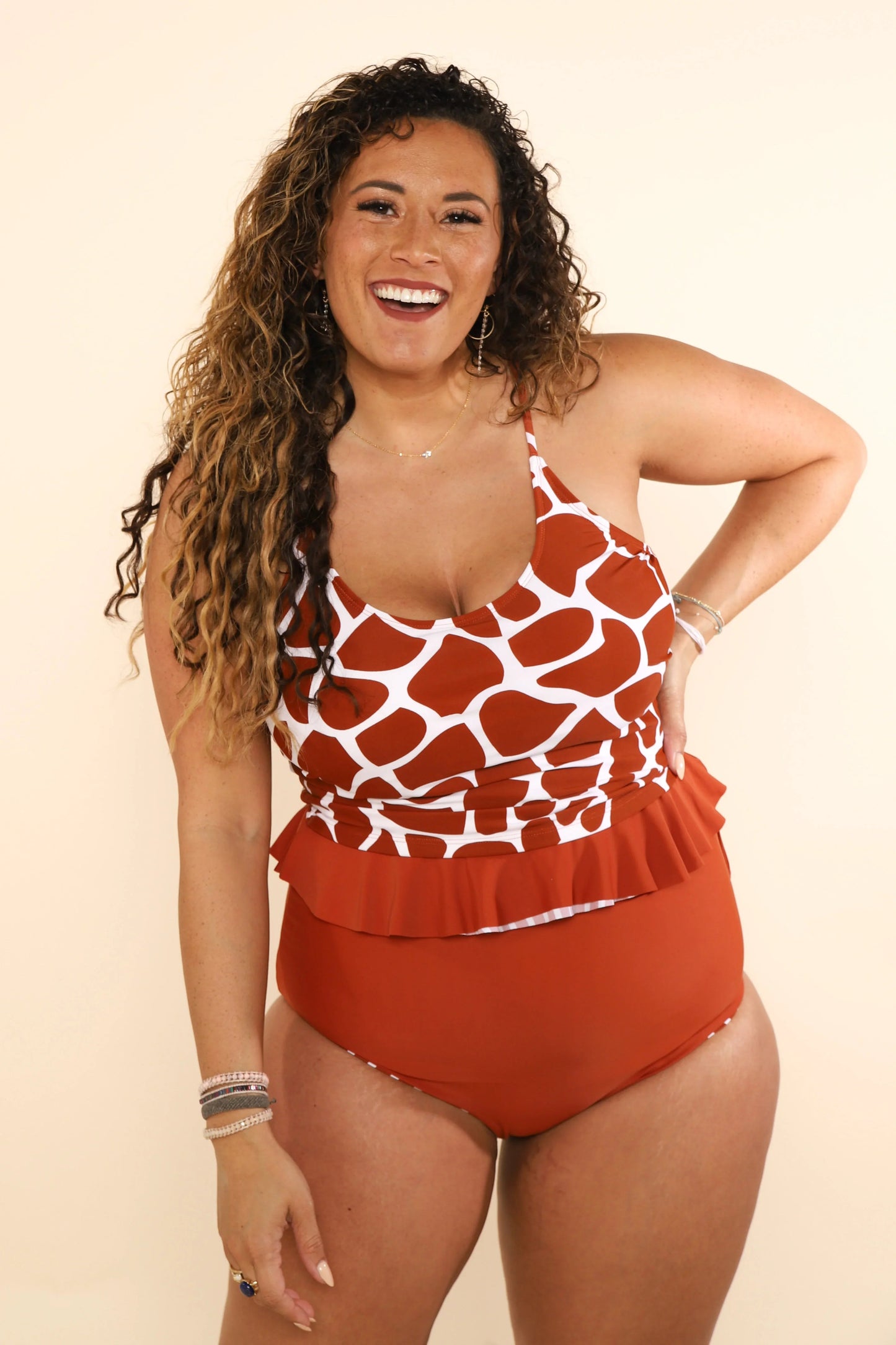  Centara Top | Giraffe Print | Final Sale