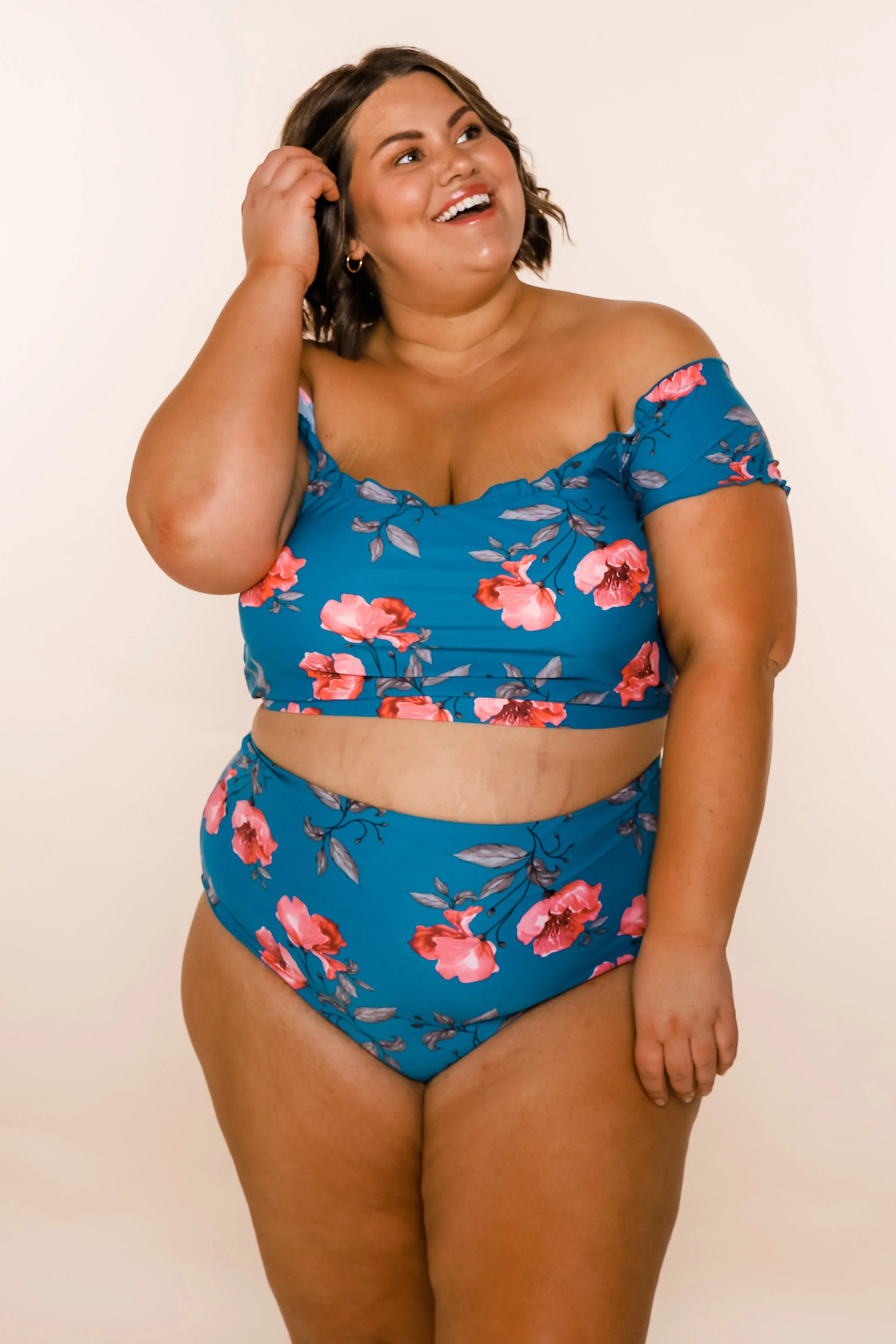  Mo'orea Top | Blue Floral | Final Sale