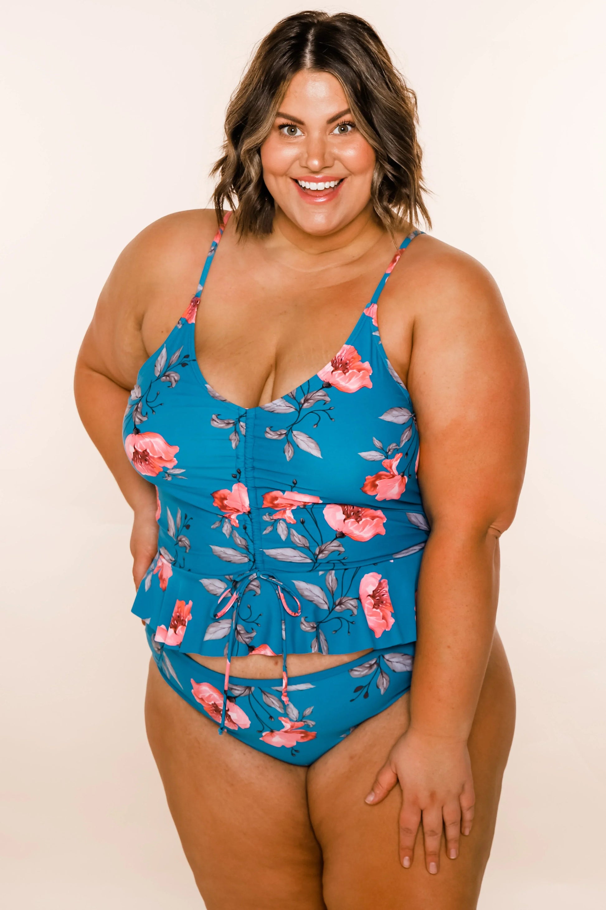  Phi Phi Top | Blue Floral | Final Sale