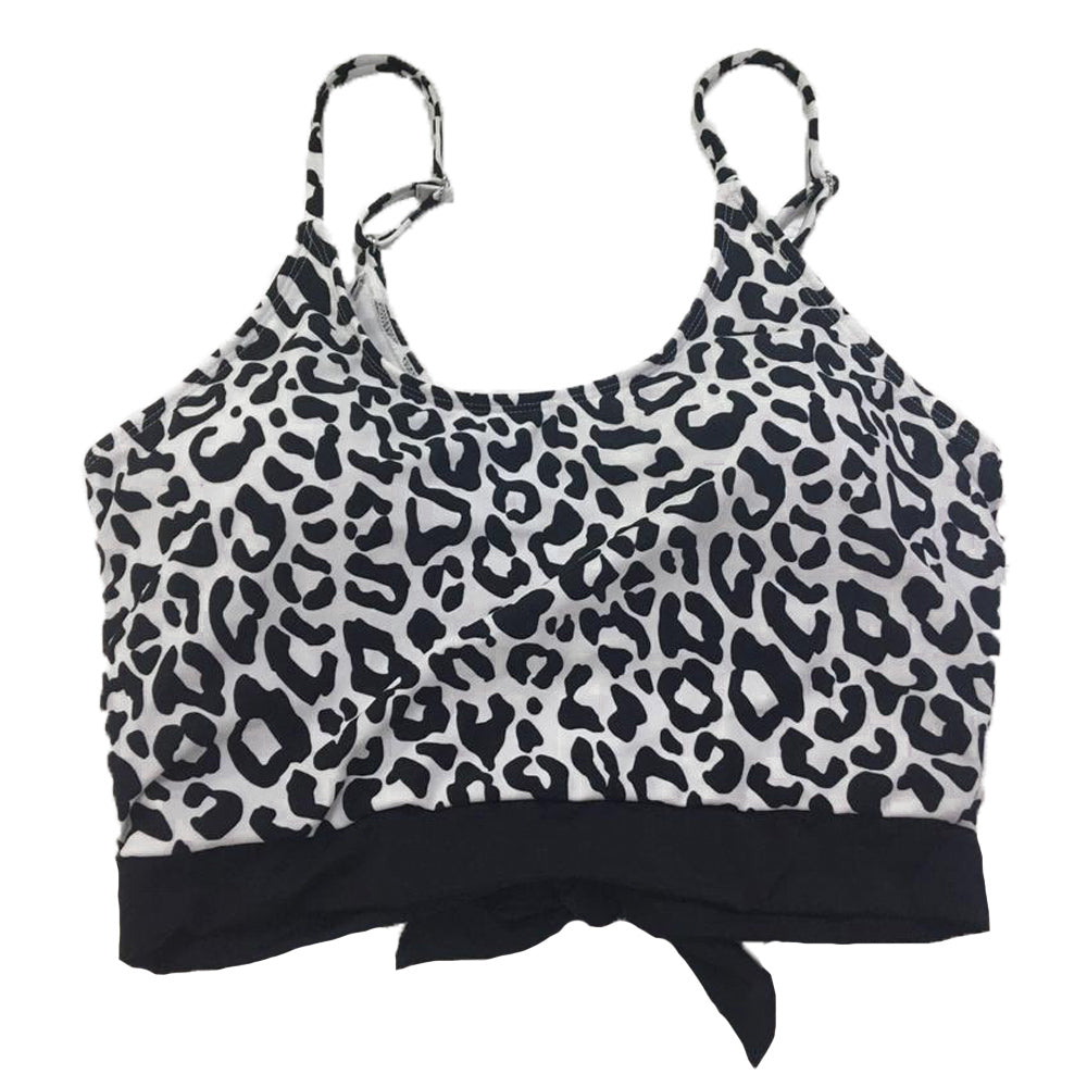  The Lounger Top | White Leopard Print | Final Sale