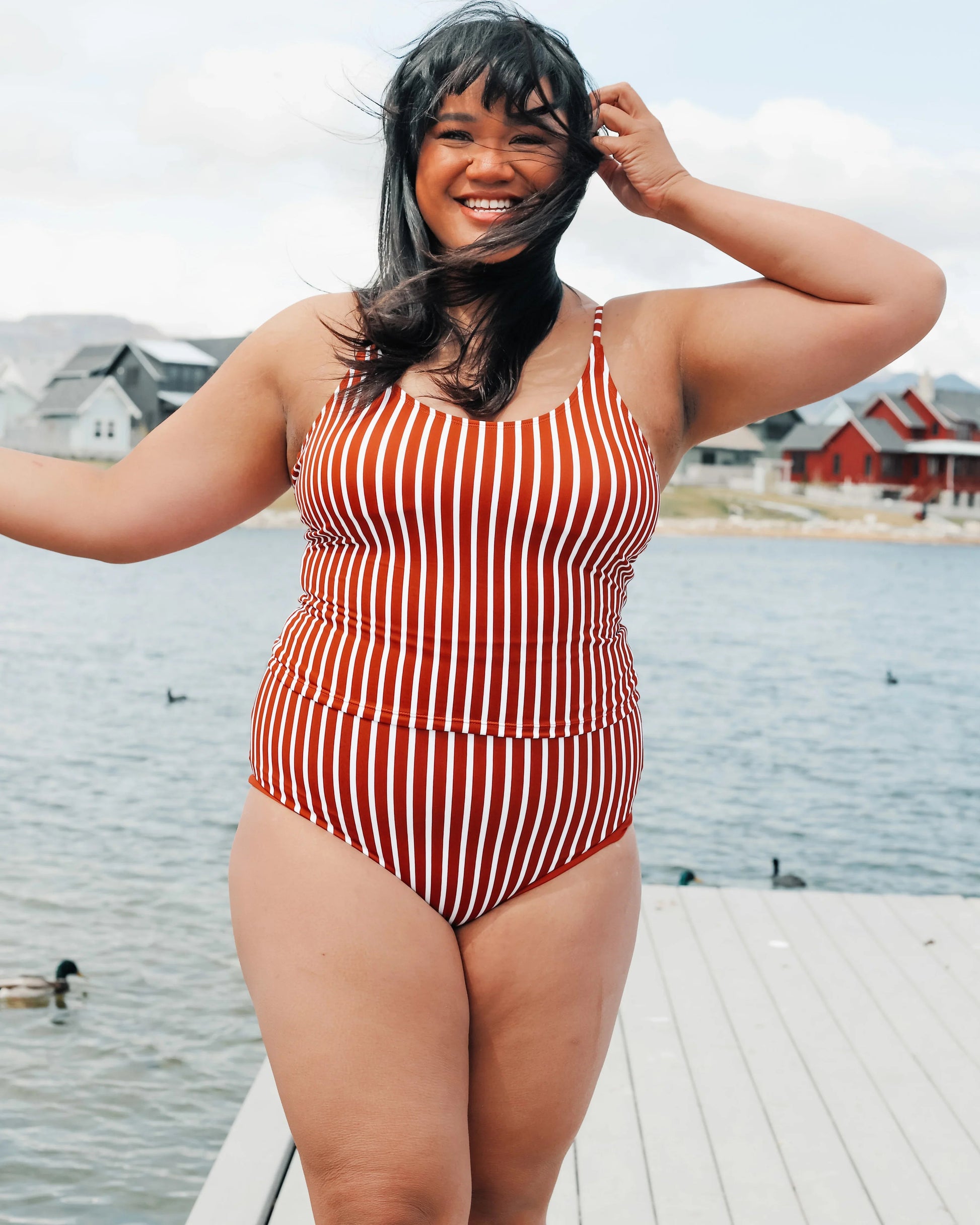  Centara Top | Sienna Stripes | Final Sale